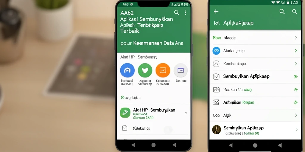 Tampilan antarmuka pengguna AA62 yang sederhana dan intuitif.