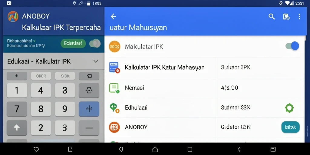 Antarmuka ANOBOY yang user-friendly untuk Kalkulator IPK.