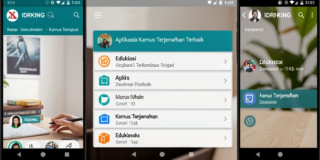 Tampilan antarmuka pengguna yang sederhana dan intuitif dari IDRKING.
