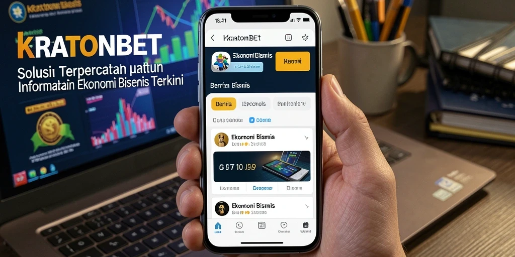 Antarmuka aplikasi KRATONBET yang modern dan informatif.