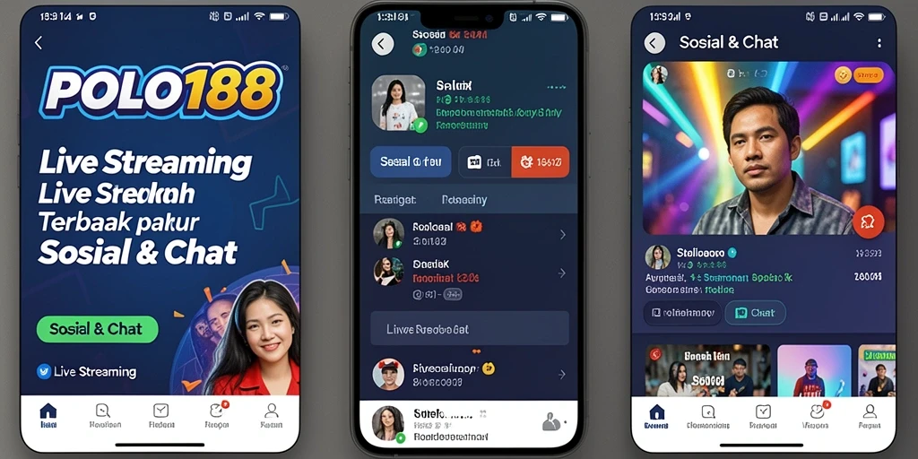 Tampilan antarmuka Live Streaming POLO188 yang menarik dan interaktif.