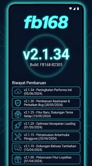 Riwayat Versi fb168 untuk Pengguna Android